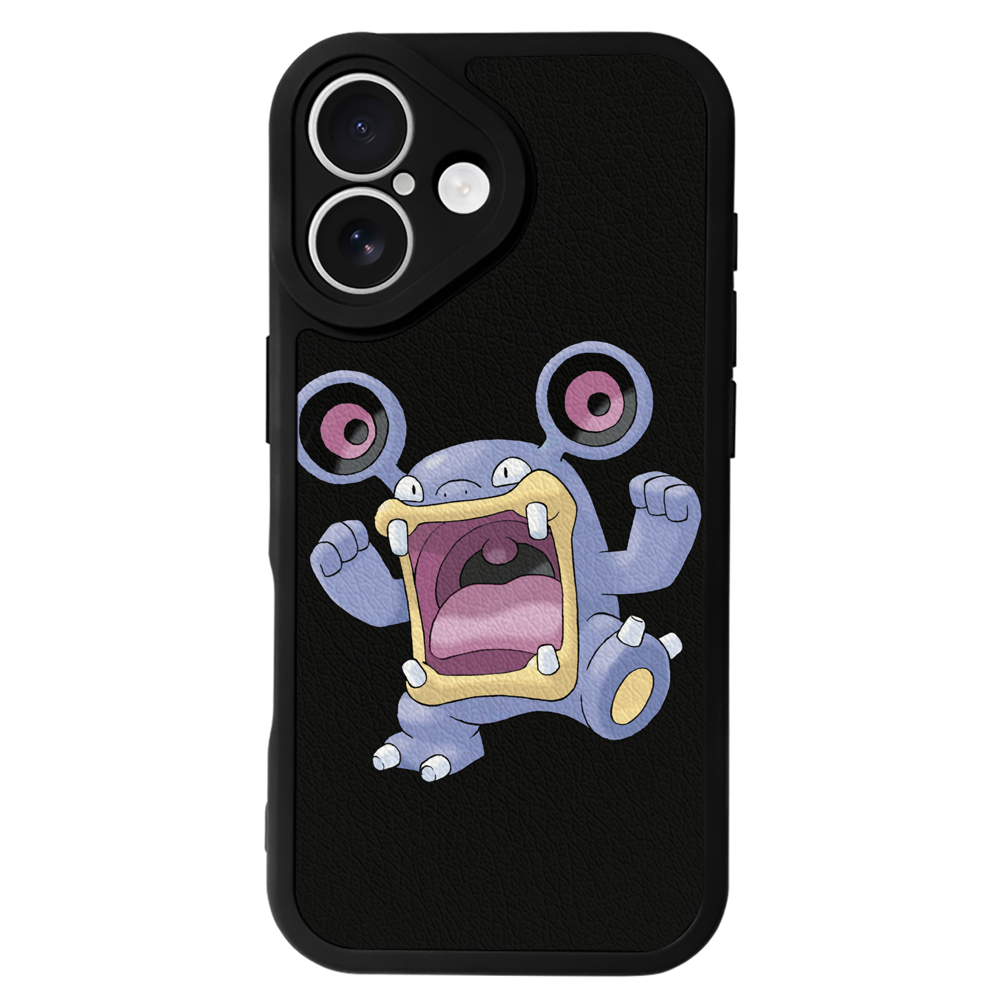 （画像用） ポケットモンスター Pokémon 【iPhone 16シリーズ対応】シリコンスマホケース（レザー調） 材質：シリコン